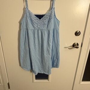 Victoria's Secret Blue Lace Chemise